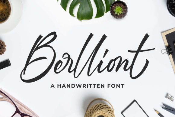 Berlliont: A Handwritten Font for Modern Web Design
