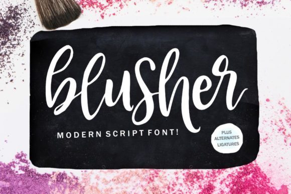 Blusher: A Script Font for Elegance and Versatility