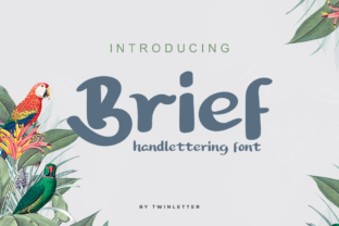 Brief Font for Handmade and Commercial Projects