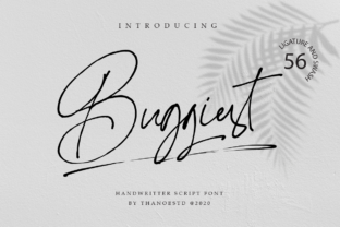 Buggiest: A Bold Script Font for Modern Branding
