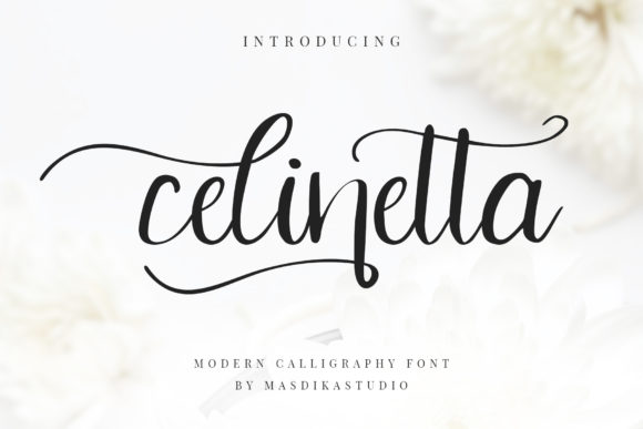 Celinetta Script Font for Digital Marketing