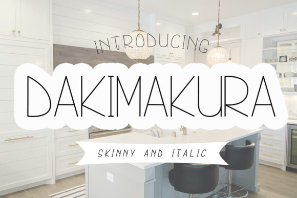 Dakimakura: A Clean Sans Serif Font for Modern Editorial Design