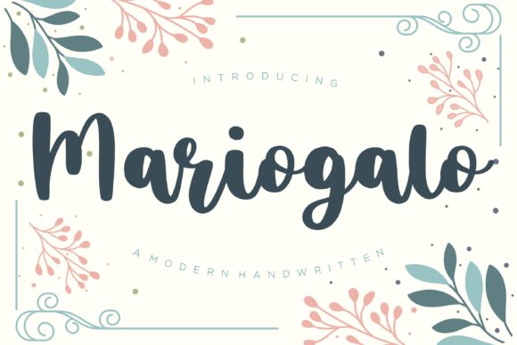 Discover Mariogalo: A Playful Handwritten Font for Branding Projects