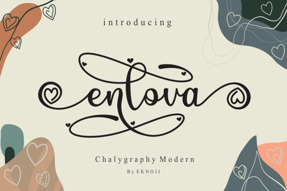 Enlova: A Handwritten Font for Digital Marketing
