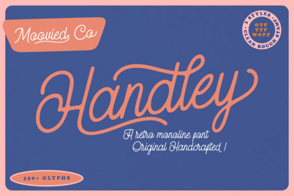 Handley Font for Web Design Projects