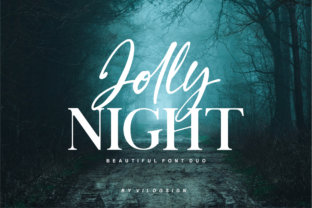 Jolly Night Duo: Elevating Campaigns with a Playful Typeface
