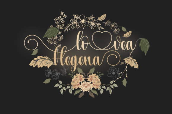 Lovea Hegena: A Script Font for Modern Branding