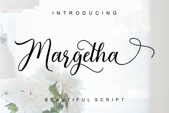 Margetha Script Font for Handmade Creations