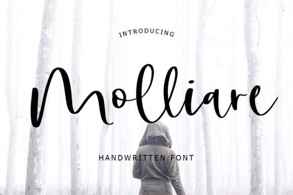 Molliare Script Font for Editorial Design