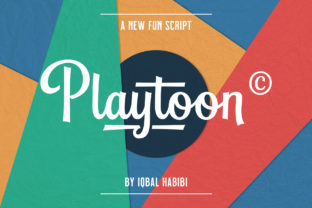 Playtoon: A Handwritten Font for Editorial Design