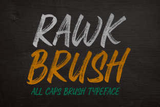 Rawk Brush: A Script Font for Bold Creativity