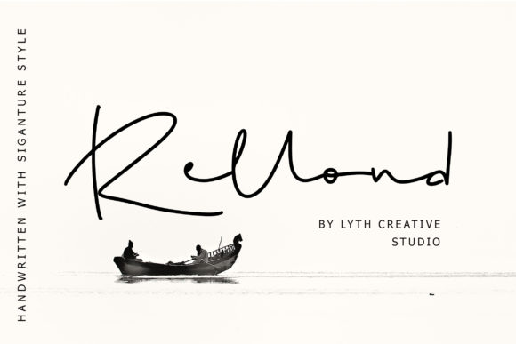 Rellond: A Handwritten Font for Modern Editorial Design