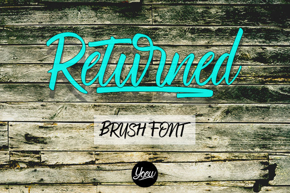 Returned: A Handwritten Font with Personality