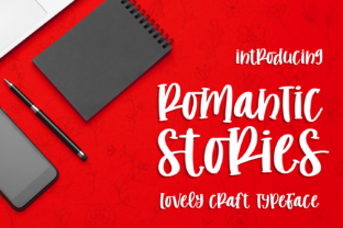 Romantic Stories Font for Handmade Creations