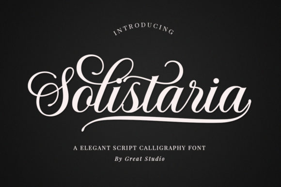 Solistaria Font for Sophisticated Branding