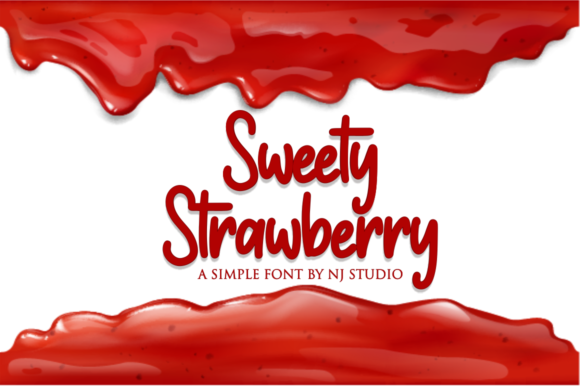 Sweety Strawberry Font for Engaging Design