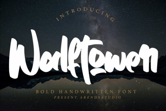 Walftower: A Bold Handwritten Font for Modern Campaigns