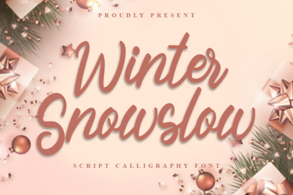Winter Snowslow: A Handwritten Font for Branding with Personality