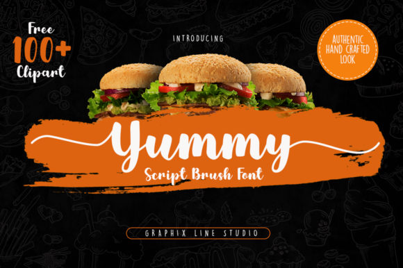 Yummy Font for Web Design and Brand Identity